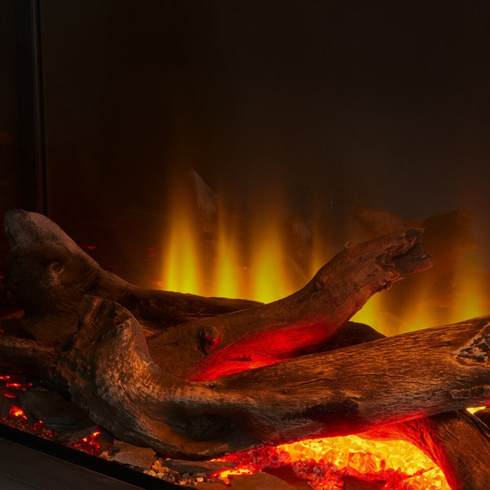 61" Acantha Ignis 1500 - Media Wall Electric Fire - Fully Inset