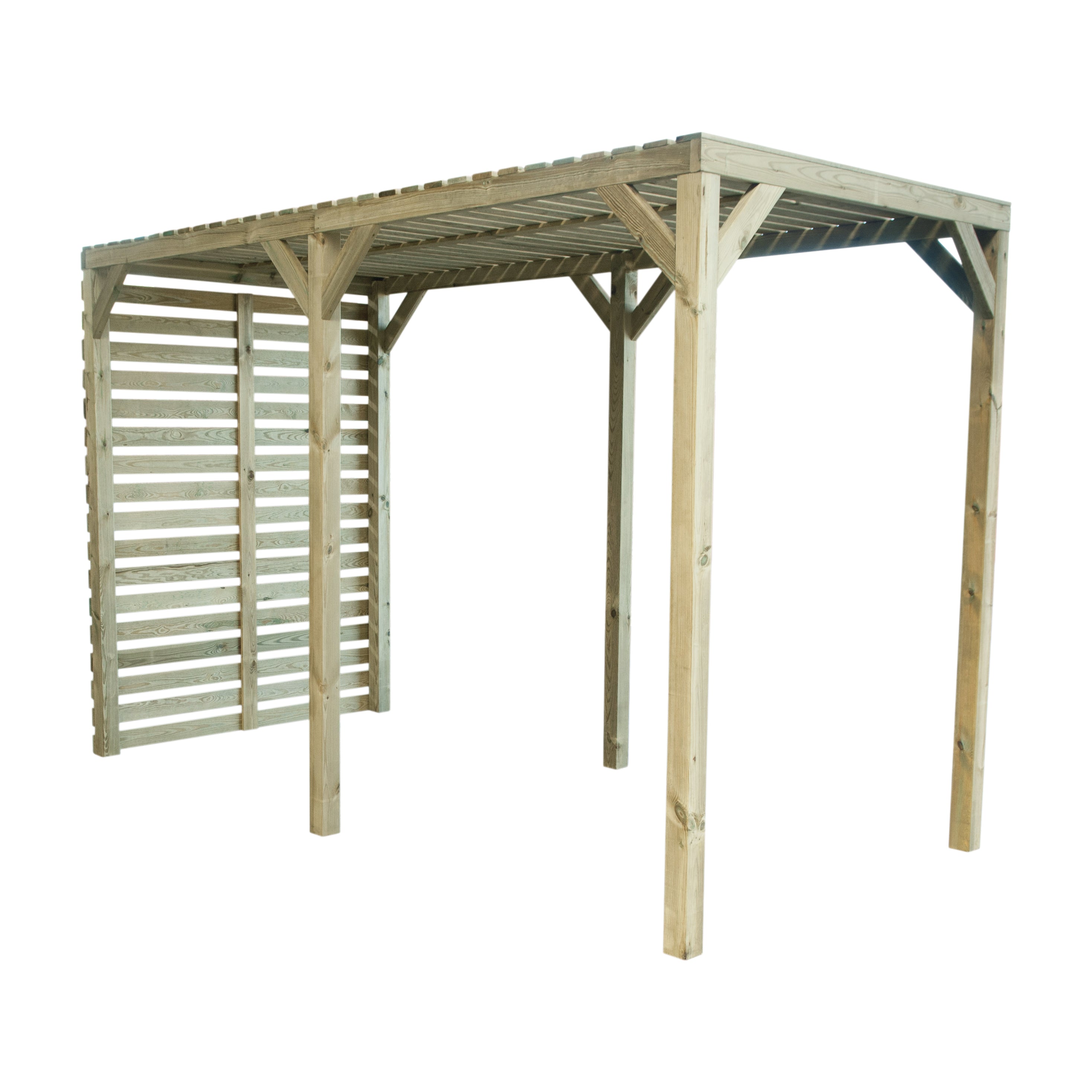 Shire Contemporary Urban Pergola Pressure Treated - 2.4m x 3.7m