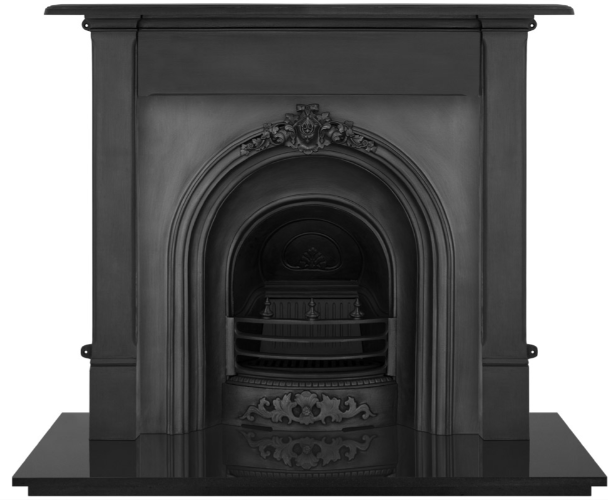 40" Prince Cast Iron Fireplace Insert - Victorian
