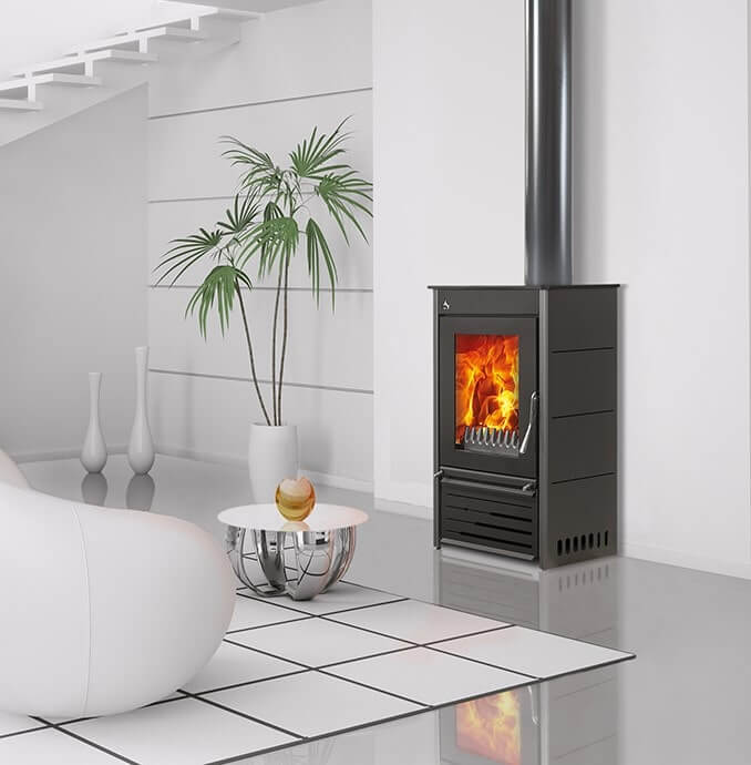 Wood Burning Boiler Stove by Woodfire CX8 Contemporary