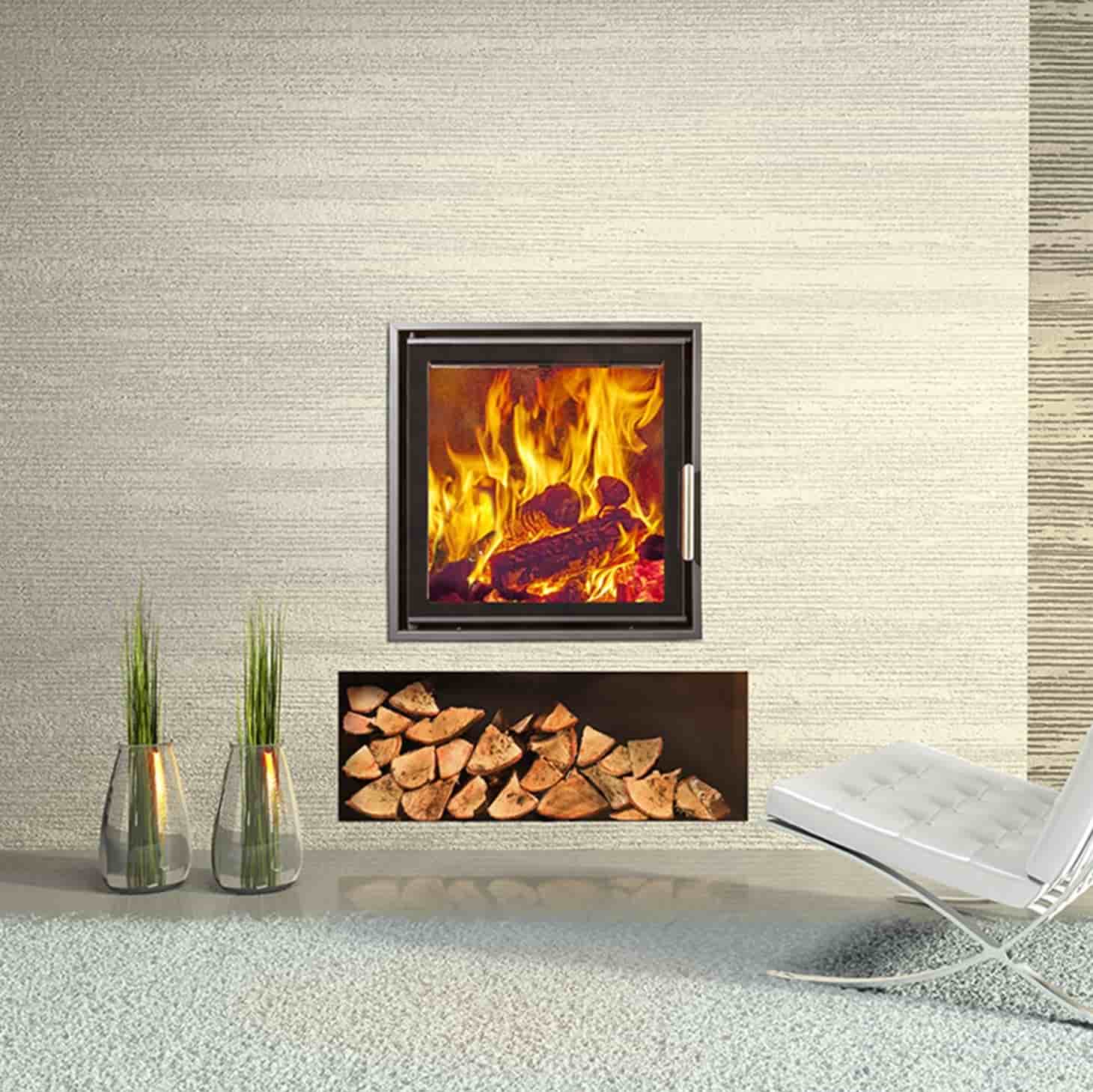 Wood Burning Inset Boiler Stove by Woodfire EX15