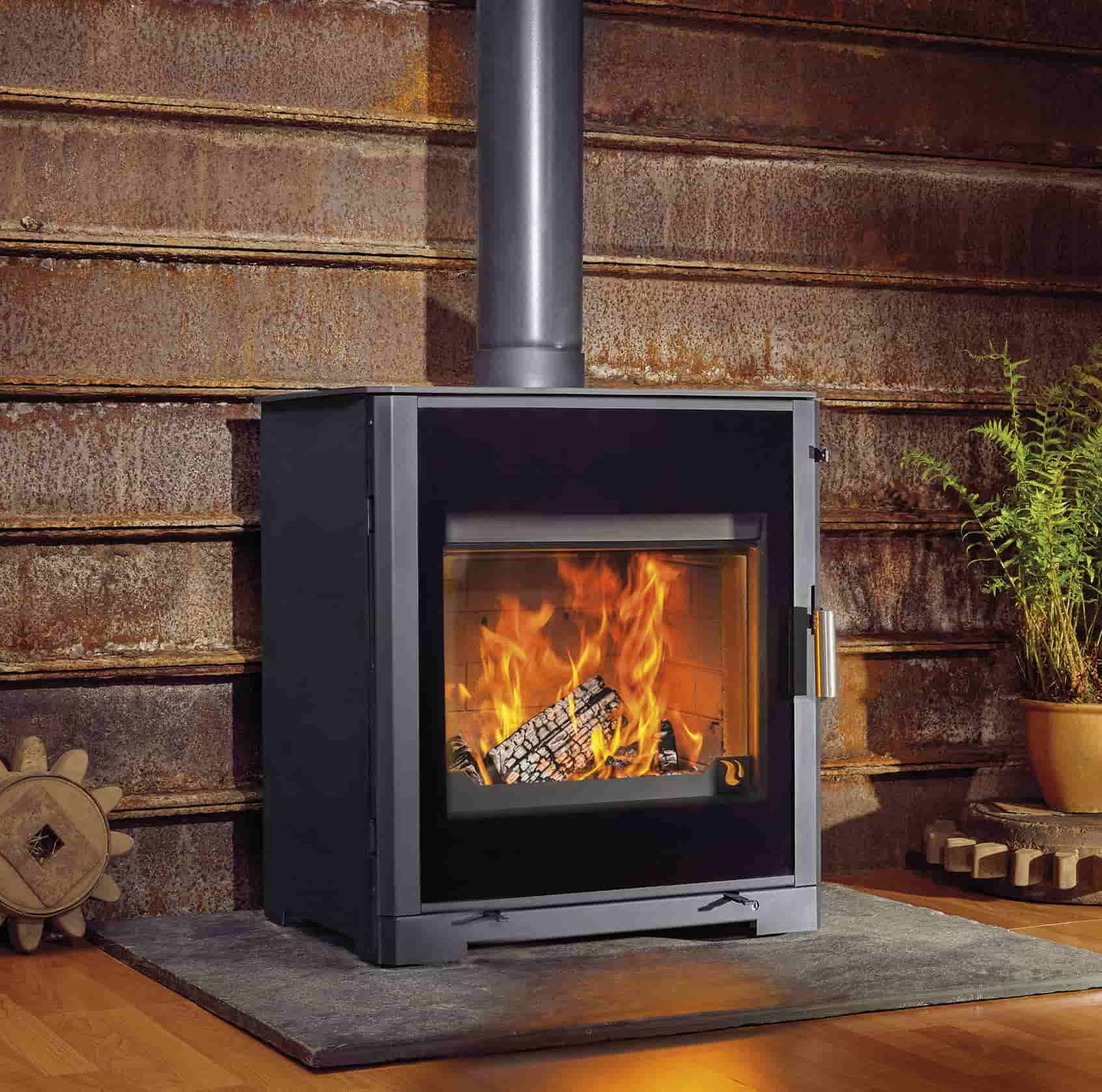 Wood Burning Boiler Stove by Woodfire Passiv