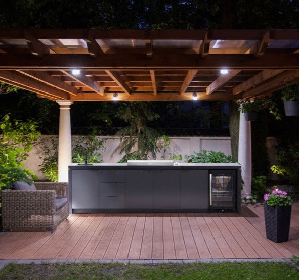 Cabinex - Classic Outdoor BBQ Kitchen with Fridge, Sink & Tap