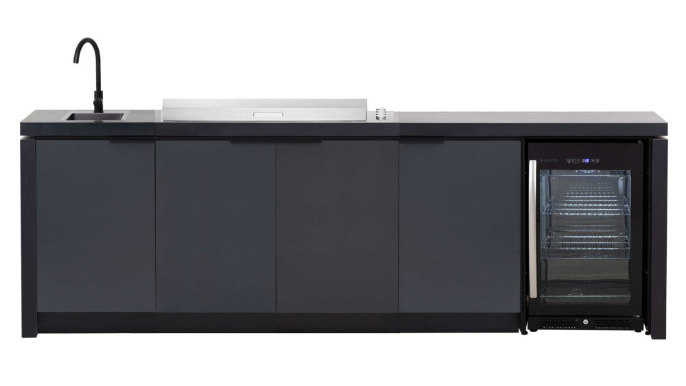 Cabinex - Classic Outdoor BBQ Kitchen with Fridge, Sink & Tap