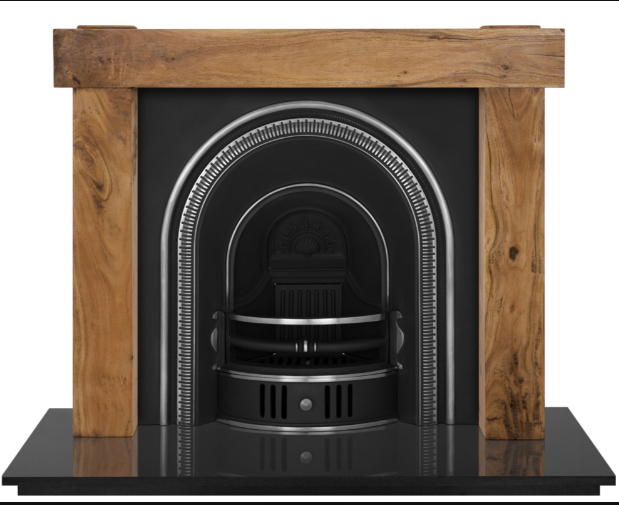 38" Beckingham Cast Iron Fireplace Insert 7kW