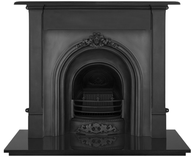 The Prince - Cast Iron Fireplace Black