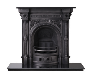 Tweed Cast Iron Combination Fireplace Black