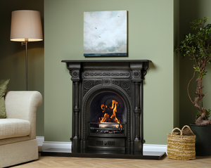 Tweed Cast Iron Combination Fireplace Lifestyle