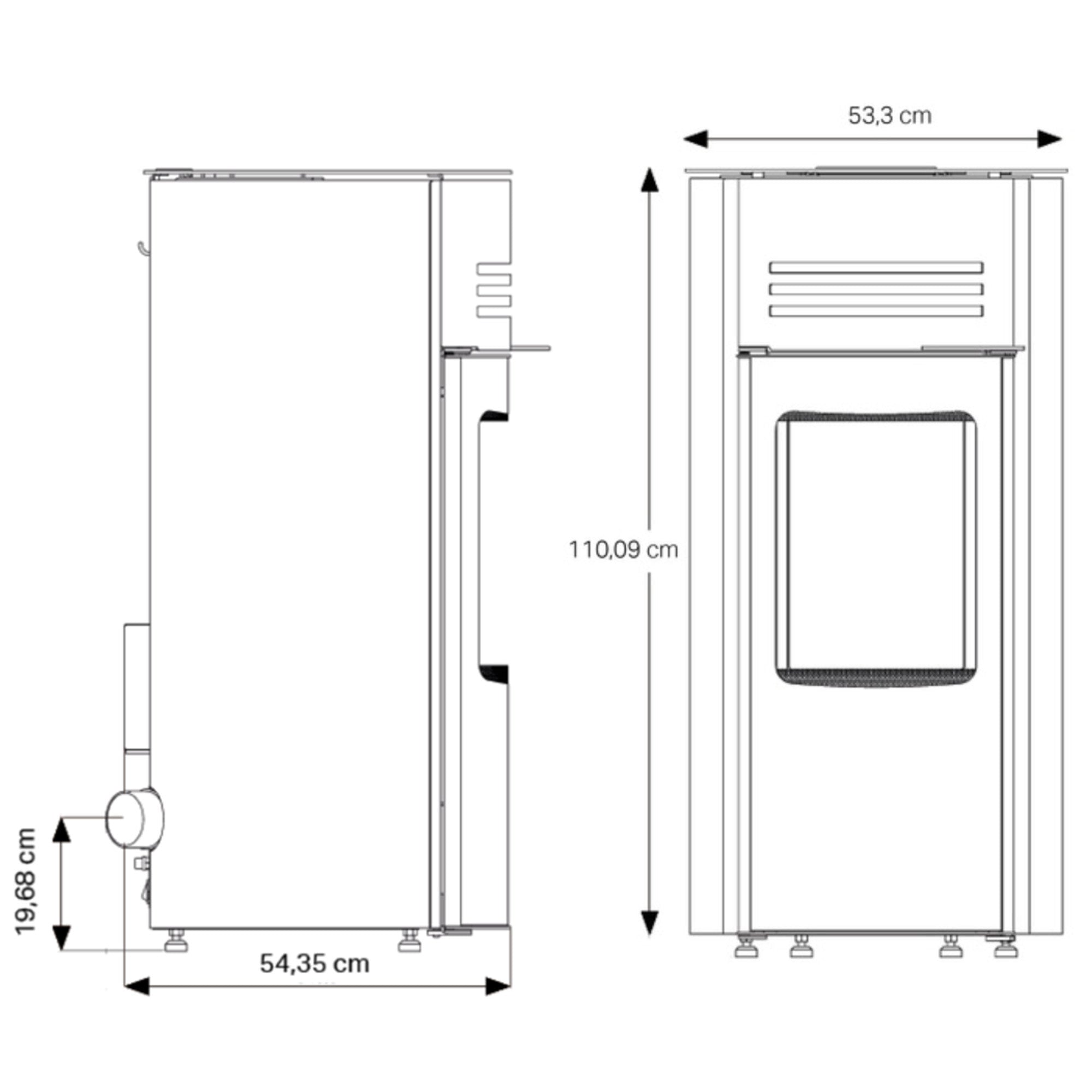 Aduro P1.3 Pellet Stove 8kW