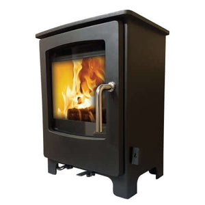 Mi-Flue Solway Small 4kW - Multifuel Stove - Glowing Flames