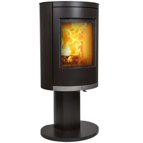 Mi-Fire Ovale P - Tall on Pedestal - Wood Burning Stove