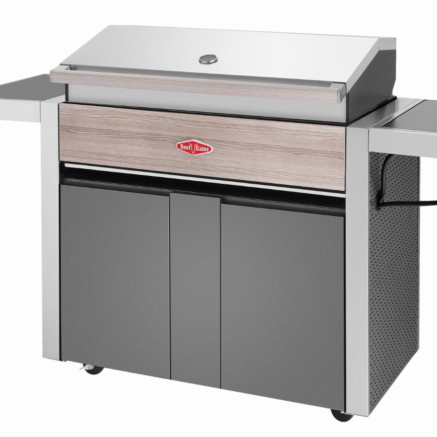 BeefEater - 1500 Series - 5 Burner BBQ & Side Burner Trolley