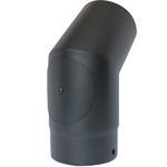 Stove Pipe Elbows and Angles - 150mm - Glowing Flame