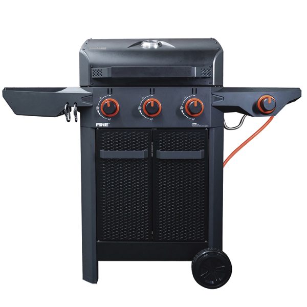 Halmo - Family 4 Burner BBQ with Side Burner