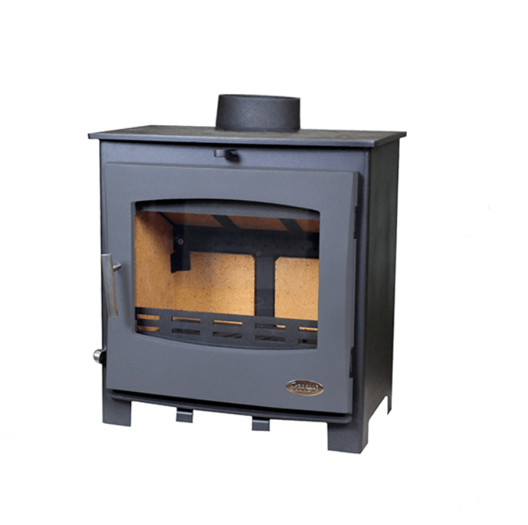 Woolly Mammoth 5 Widescreen Mk2 Multifuel Stove - Grey