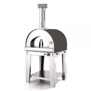 Fontana Forni Margherita Anthracite Gas Pizza Oven Including Trolley