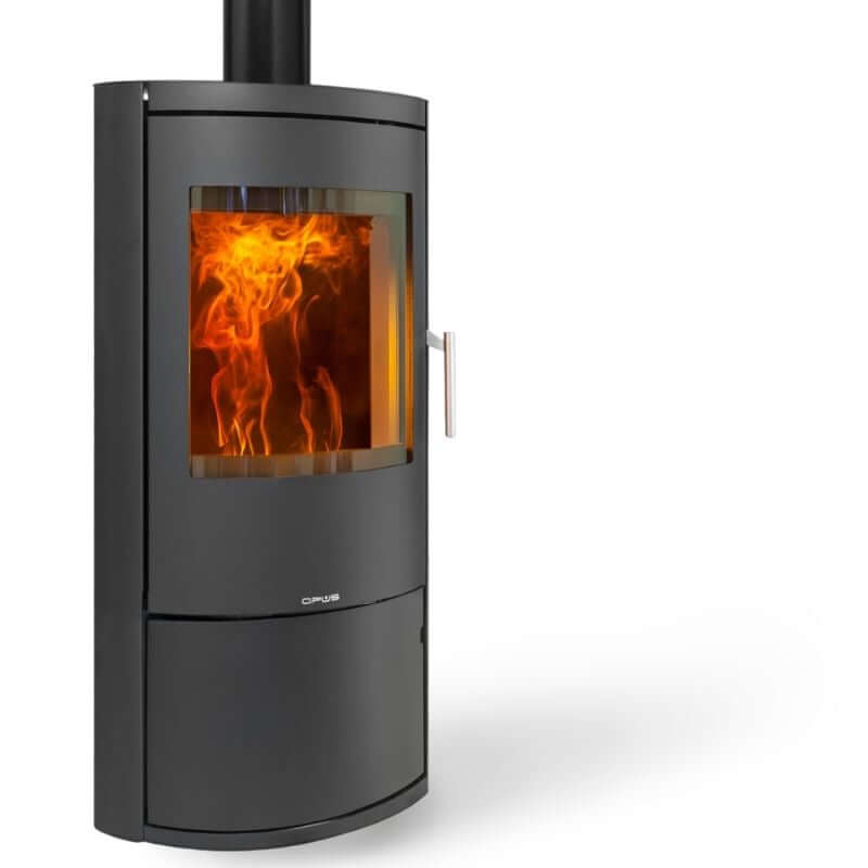 Opus Harmony Multifuel Stove - Glowing Flame