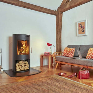 Opus Melody LS Wood Burning Stove - Glowing Flame