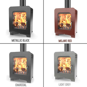 Saltfire ST-2 Multifuel Stove - Glowing Flame