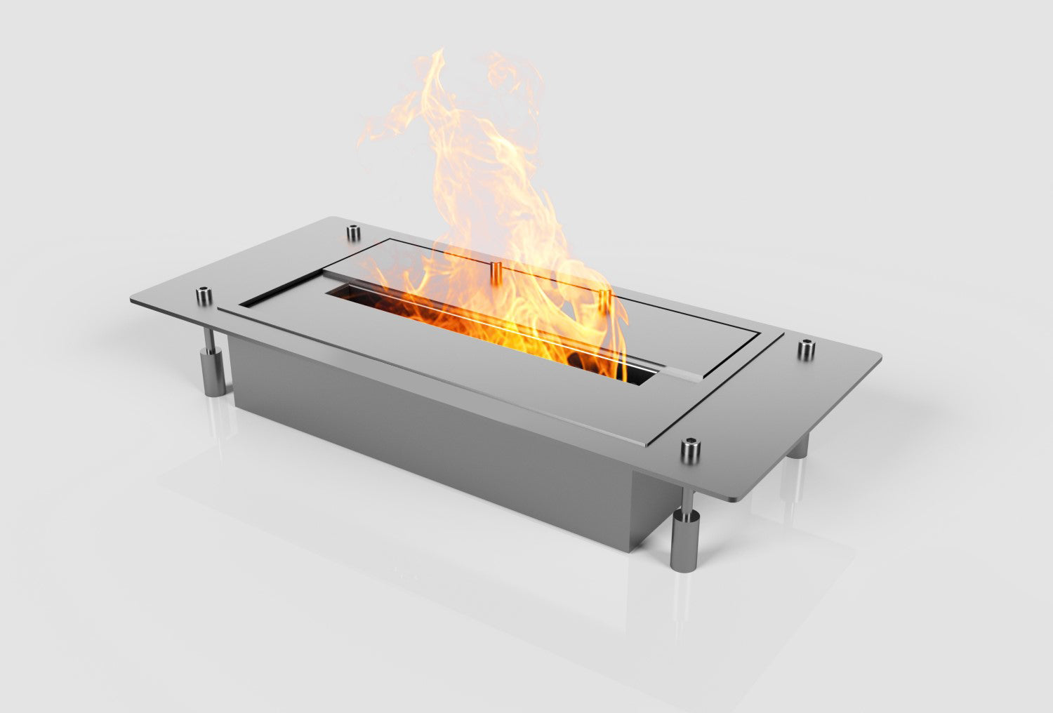 Saltfire ST-X Wide Bioethanol Stove - Glowing Flame