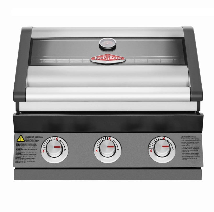 Beefeater 1600E Series - 3 Burner Built in Gas Barbecue Grill