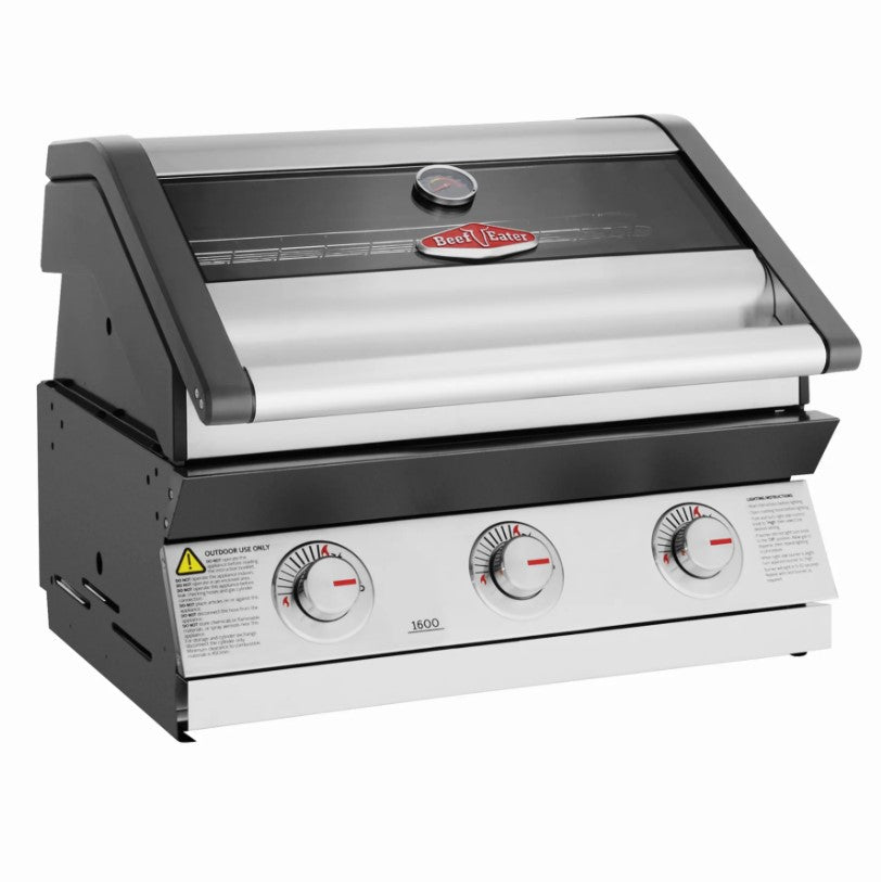 Beefeater 1600S Series - 3 Burner Built in Gas Barbecue Grill