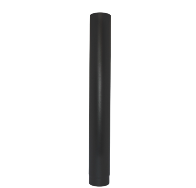 1000mm stove pipe black - 5 inch diameter