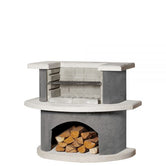 Buschbeck - Masonry BBQ Charcoal or Wood - Luzern with Grill Bar