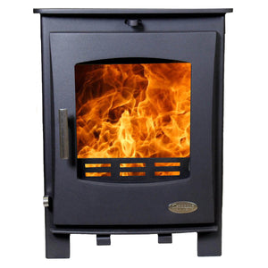 Woolly Mammoth 5 Mk2 Multifuel Stove - Glowing Flame