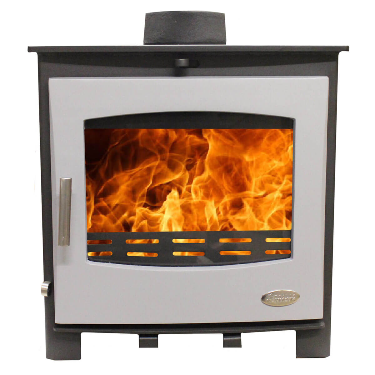 Woolly Mammoth 5 Widescreen Mk2 Multifuel Stove - Cream