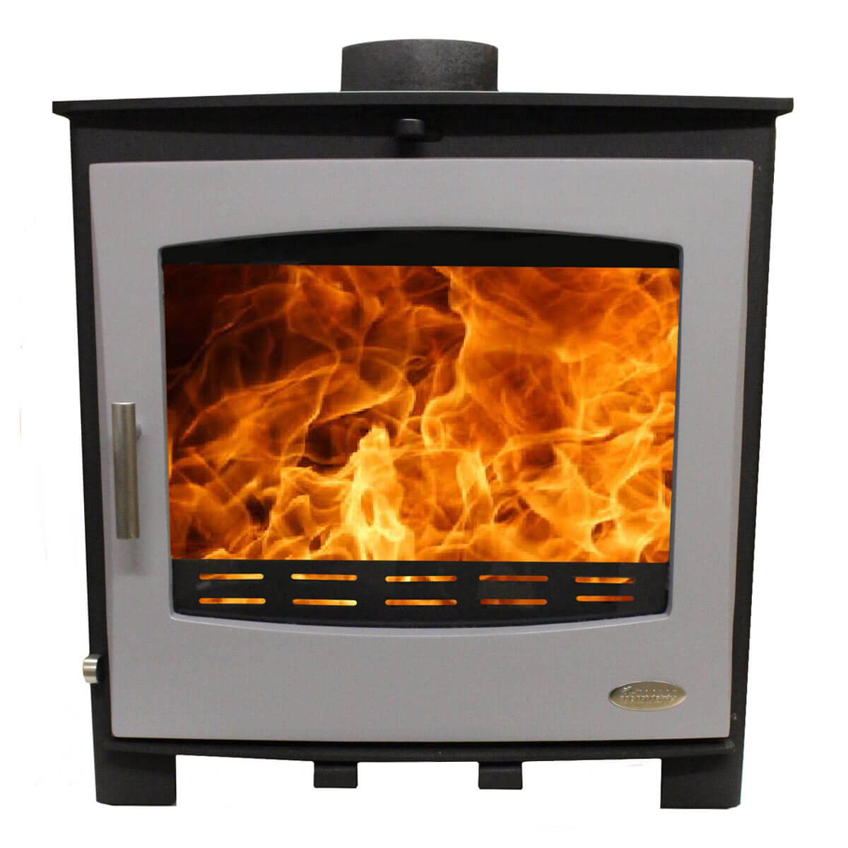 Woolly Mammoth 8 mk2 Multifuel Stove - Glowing Flame